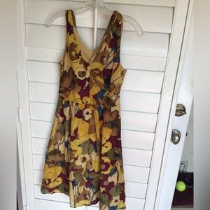 New Banana Republic floral sleeveless dress